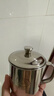 onlycook316L不銹鋼水杯 帶蓋子隨手杯牛奶杯口杯 兒童寶寶杯子 350ml小豬 曬單實(shí)拍圖