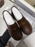 百麗（Belle）元寶樂(lè )福鞋女鞋2026春季新款商場(chǎng)同款羊皮黑色小皮鞋E9L1DAA6預售 棕色 39 (245mm) 曬單實(shí)拍圖