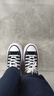 匡威（Converse）男鞋女鞋情侶Double Stack休閑運動(dòng)膠鞋雙層厚底鞋帆布鞋 A15490C 36 曬單實(shí)拍圖