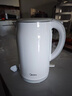 美的（Midea）電水壺電熱水壺食品級304/316L不銹鋼家用雙層防燙燒水壺 1.7L大容量熱水壺開(kāi)水壺煮茶壺 1.7L 【316L母嬰材質(zhì)】SH17M301PRO 曬單實(shí)拍圖