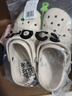 卡駱馳（CROCS）貝雅云彩女士洞洞鞋休閑鞋|208186 冬日白-11S   36 /37(230mm) 曬單實(shí)拍圖