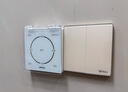 多高（ineless）中央空調開(kāi)關(guān)保護蓋防塵面板防觸摸蓋防誤觸遮光罩插座面板保護罩 86型透明款 曬單實(shí)拍圖