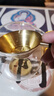 茗器堂黃銅茶漏過(guò)濾網(wǎng)公道杯茶隔茶濾泡茶功夫創(chuàng  )意茶漏器套裝斗漏 黃銅六字真言茶漏+底座 曬單實(shí)拍圖