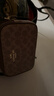 蔻馳（COACH）【品牌直供】奢侈品女包JAMIE迷你單肩包 棕黃色CY752生日禮物 曬單實(shí)拍圖