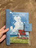 佐瀾哲軟脊透明A5活頁(yè)本子筆記本文具中學(xué)生日記事本清新高顏值送男女老師朋友 天藍色 曬單實(shí)拍圖