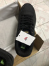 安踏板鞋小黑鞋男鞋運動(dòng)休閑百搭耐臟防滑耐磨休閑運動(dòng)板鞋黑色鞋子 【元年2】黑-6 42 (8.5碼） 曬單實(shí)拍圖
