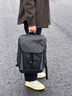 inateck大容量旅行包雙肩包男女輕量化背包輕便休閑防潑水通勤商務(wù)出差 幻夜黑 | 25L容量 | 180°箱式開(kāi)合 曬單實(shí)拍圖