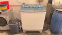 長(cháng)虹半自動(dòng)波輪洗衣機 家用老式雙缸雙桶 洗脫一體機 大容量脫水甩干機 以舊換新 洗脫24.8公斤【洗滌18公斤+脫6.8公斤】 雙缸 曬單實(shí)拍圖