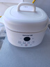 九陽(yáng)（Joyoung）電燉盅 電燉鍋 隔水燉煮 家用煮粥煲湯鍋燕窩燉盅4.5L白瓷內膽燉湯鍋上蒸下燉DG25G-GD188 曬單實(shí)拍圖