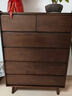 青櫨全實(shí)木五斗柜臥室靠墻儲物柜床尾柜抽屜式九斗柜收納柜客廳六斗柜 【進(jìn)口橡膠木】80cm六斗柜  德邦送貨上門(mén) 曬單實(shí)拍圖