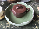 百年利永宜興紫砂壺純全手工原礦紫泥大肚漢瓦壺功夫茶具泡茶壺 曬單實(shí)拍圖