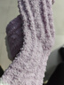 【軟糯手感不掉毛】女士秋冬珊瑚絨加絨加厚中筒襪冬季保暖地板襪 隨機1雙裝 均碼（35-40） 曬單實(shí)拍圖
