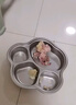 COOKSS兒童寶寶餐盤(pán)316不銹鋼嬰兒輔食分格餐盤(pán) 曬單實(shí)拍圖