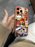 素洛適用蘋(píng)果17promax手機殼Air瘋狂動(dòng)物城iPhone16pro朱迪尼克情侶男女15創(chuàng  )意卡通可愛(ài)14高顏值保護套 【滿(mǎn)屏玻璃深橙色】尼克朱迪合影1 iPhone 17 Pro Max 曬單實(shí)拍圖