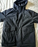 阿迪達斯25年冬款黑色派克羽絨服  商務(wù)通勤600蓬男士休閑羽絨連帽夾克 曬單實(shí)拍圖
