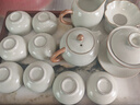 唐豐汝窯茶具整套帶茶盤(pán)功夫茶具套裝喬遷禮物 曬單實(shí)拍圖