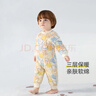 童戀初心嬰兒連體衣春秋冬裝保暖冬季夾棉秋季新生兒衣服早春寶寶加厚套裝 曬單實(shí)拍圖