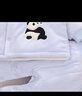 小三月男女寶寶夾棉衣服冬季嬰兒加厚分體兩件套裝棉衣棉褲冬裝棉服外穿 A107套裝國寶熊貓藍 90 建議21-26斤 曬單實(shí)拍圖