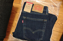 Levi's李維斯新品男士502經(jīng)典低腰錐形簡(jiǎn)約復古牛仔長(cháng)褲修飾腿型 深藍色 34 (32) 曬單實(shí)拍圖