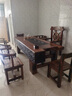 TKHE老船木茶桌椅組合茶幾茶臺實(shí)木茶幾功夫泡茶臺家用辦公茶桌喝茶桌 2.2米桌+船舵椅+2方+3圓 老料舊船木 曬單實(shí)拍圖