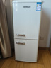德姆勒（DEMULLER）復古冰箱小型大容量家用租房電冰箱 化妝品靜音強勁網(wǎng)紅冰箱冷藏冷凍節能 BCD-136芝士白【上冷藏下冷凍】 曬單實(shí)拍圖