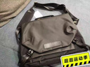 COWLEY KELLER男士斜挎包新款單肩包大容量運動(dòng)機能背包通勤時(shí)尚防潑水郵差包男 CK黑色 大號40*12*31cm 曬單實(shí)拍圖