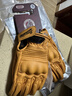 BEASLEY HELMETS比斯力復古騎行手套男女四季通用可觸屏透氣機車(chē)巡航手套夏季 黃色【羊皮】 S碼 曬單實(shí)拍圖