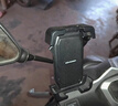 魔輪電動(dòng)車(chē)手機支架摩托車(chē)外賣(mài)快遞秒鎖手機架通用導航支架后視鏡款 曬單實(shí)拍圖