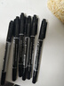 晨光(M&G)雙頭記號筆勾線(xiàn)筆美術(shù)專(zhuān)用小學(xué)生繪畫(huà)描邊筆黑色粗細兩頭兒童速干防水防油不掉色工地劃線(xiàn) 【油性雙頭】黑色6支 曬單實(shí)拍圖