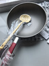 康巴赫純鈦炒鍋健康0涂層不粘鍋鈦蜂窩炒菜鍋免開(kāi)鍋32cm 【紅運系列】 曬單實(shí)拍圖