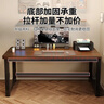 瑤穎電腦桌辦公桌家用學(xué)習桌寫(xiě)字書(shū)桌電競桌子YLZ12胡桃色100*60cm 曬單實(shí)拍圖