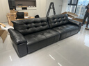 全友家居復古輕奢風(fēng)頭層牛皮沙發(fā)客廳家用大黑牛真皮藝直排式飛鳥(niǎo)沙發(fā) 曬單實(shí)拍圖