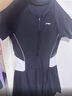 李寧（LI-NING）泳衣女連體裙式游泳衣遮肚顯瘦抗氯速干泳裝LNYT057-1 黑色 XXL 曬單實(shí)拍圖