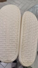 樸西情侶亞麻拖鞋女士夏季新款防滑防腳汗 米白色 39-40 曬單實(shí)拍圖