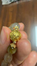 靜風(fēng)格金發(fā)晶吞金獸手串黃水晶手鏈轉運珠本命年生日禮物送女友女生 曬單實(shí)拍圖