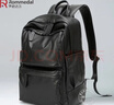 羅梅達爾（Rommedal）商務(wù)雙肩包男大容量男士背包16寸頭層牛皮男士雙肩包電腦包旅行包 黑色【高43*寬30*厚15cm】當日/次日達 曬單實(shí)拍圖
