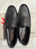紅蜻蜓休閑鞋男真皮透氣軟底商務(wù)一腳蹬男士休閑鞋皮鞋WTA7423黑色41 曬單實(shí)拍圖