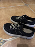 百麗厚底休閑布鞋男2026新春商場(chǎng)舒適套腳工裝板鞋9AJ01AM6預售 黑色 42 曬單實(shí)拍圖