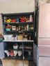 帥仕廚房置物架落地巖板餐邊櫥柜收納柜碗柜儲物柜子微波爐架用具大全 巖板【亞克力門(mén)】灰6層長(cháng)120深42套裝丨超強承重 曬單實(shí)拍圖