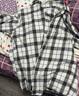 優(yōu)衣庫男女裝法蘭絨格子襯衫長(cháng)袖襯衣薄外套481225 481225/30淺米色 XL 曬單實(shí)拍圖