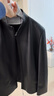 利郎真皮皮衣男立領(lǐng)簡(jiǎn)約商務(wù)皮夾克外套25秋季 黑色 曬單實(shí)拍圖