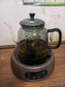 全度（Quandu） 蒸煮一體茶壺玻璃煮茶器套裝電陶爐蒸茶壺耐熱墨色玻璃功夫茶具 曬單實(shí)拍圖
