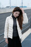 波司登26春季鴨絨輕薄羽絨服排骨條三防科技女短款外套B260135006 曬單實(shí)拍圖