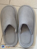 XGGC家居棉拖鞋女春秋辦公室內冬季情侶居家保暖拖鞋男士冬 灰色44-45 曬單實(shí)拍圖