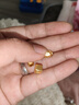 詠者足金房子車(chē)子元寶轉運珠黃金手鏈紅繩小配件DIY送寶寶滿(mǎn)月禮物 有錢(qián)元寶約0.27g支持多退少補 曬單實(shí)拍圖