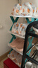 夢(mèng)庭 鞋架 置物架簡(jiǎn)易門(mén)口兒童鞋子收納拖鞋架夾縫轉角浴室分層架 6層 曬單實(shí)拍圖