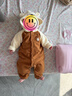 巴布豆寶寶連體衣25年秋冬新款嬰幼兒外出服男寶寶加絨加厚保暖哈衣爬服 曬單實(shí)拍圖