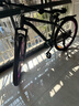 捷尼斯鋁合金山地自行車(chē)變速碟剎減震油剎成人學(xué)生青少年上下班通勤單車(chē) 紫配/線(xiàn)剎/鋼架/輻條輪/磨砂灰 26英寸 21速 曬單實(shí)拍圖