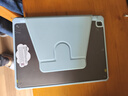 盾優(yōu)匠適用蘋(píng)果ipad 10.2英寸保護套2021年9/8/7代平板電腦支架360°旋轉保護殼抗摔休眠 筆槽白冰藍 曬單實(shí)拍圖