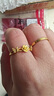 周六福蝶戲金玫瑰黃金戒指女?huà)D女節禮物計價(jià)A0123263 活口12號 約2.98g 曬單實(shí)拍圖